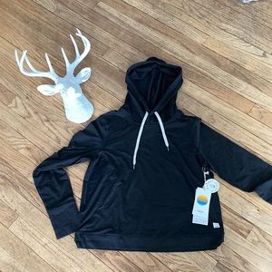 Vuori Halo Essential Hoodie NWT Black SZ Small